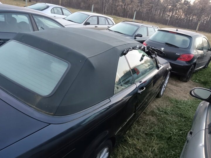BMW e46 кабриолет крыша отличное состояние темно-синее Tarnów, фото 2