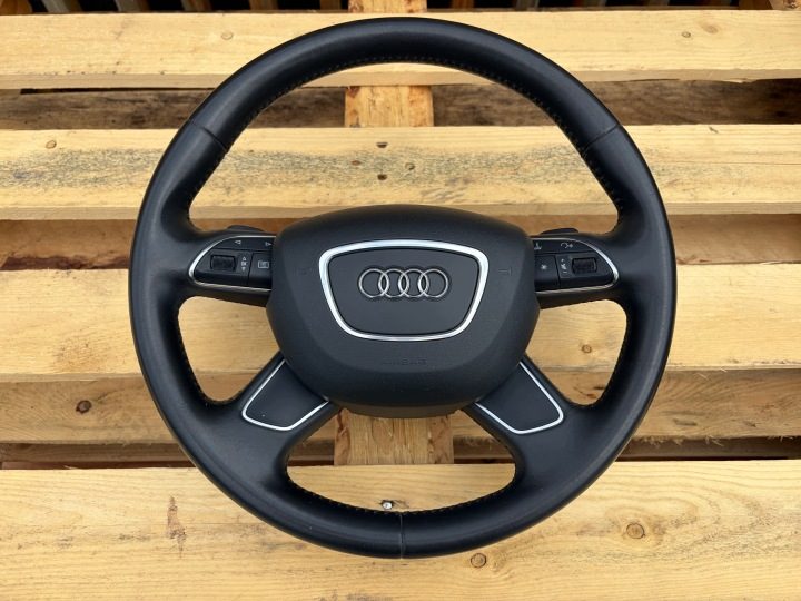 Руль Audi A6 C7 A8 D4 Q7 4L рестайлинг - хороший Wschowa, фото 1