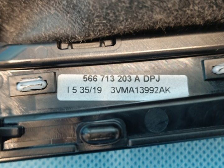 SKODA KODIAQ 1 1.5TSI 110 кВт 2020 г. РАМКА РУЧКА ЧЕХОЛ РЫЧАГА КПП DSG 566713203A, фото 8