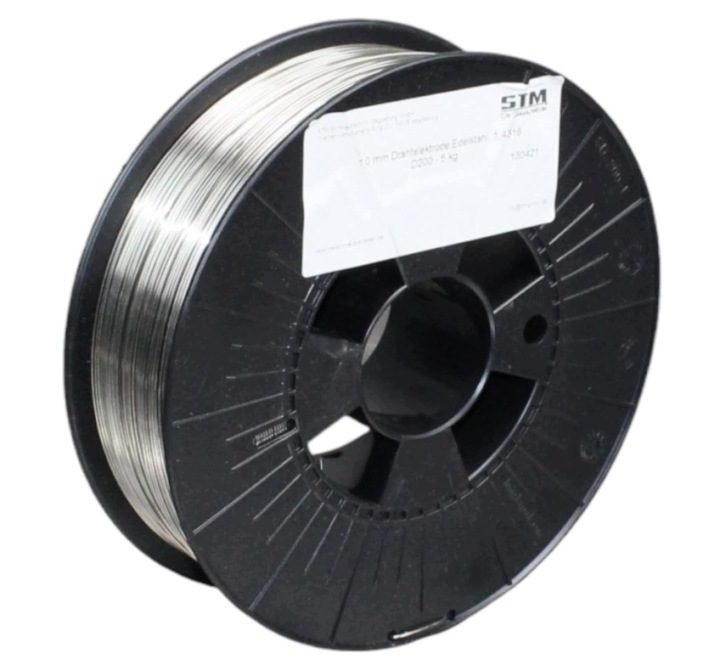 Проволока сварочная STM 308L с стали nierdzewnej 1 мм 5 кг MIG MAG Niro Inox, фото 1