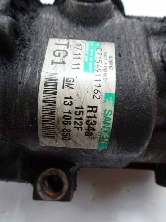 Компрессор кондиционера Suzuki Swift MK7 10-17r., 1.3 DDIS Corsa D, фото 4