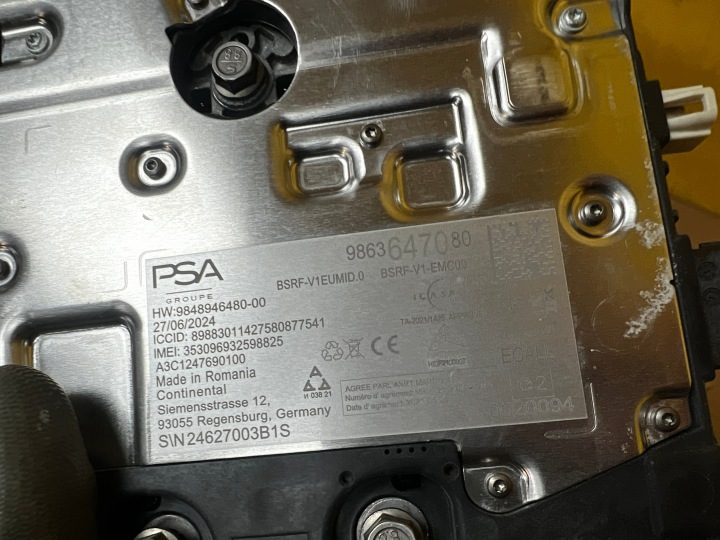 АНТЕННА НА КРЫШУ АКУЛИЙ ПЛАВНИК МОДУЛЬ OPEL ASTRA L VI 6 9863647080, фото 4