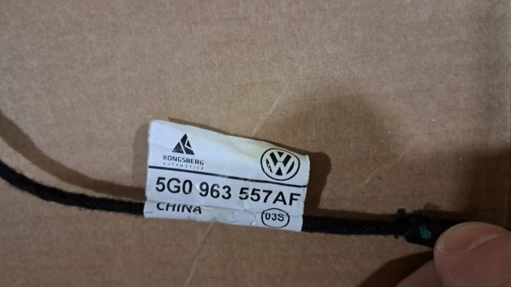 VW Golf VII нагревательный элемент сиденья, фото 6