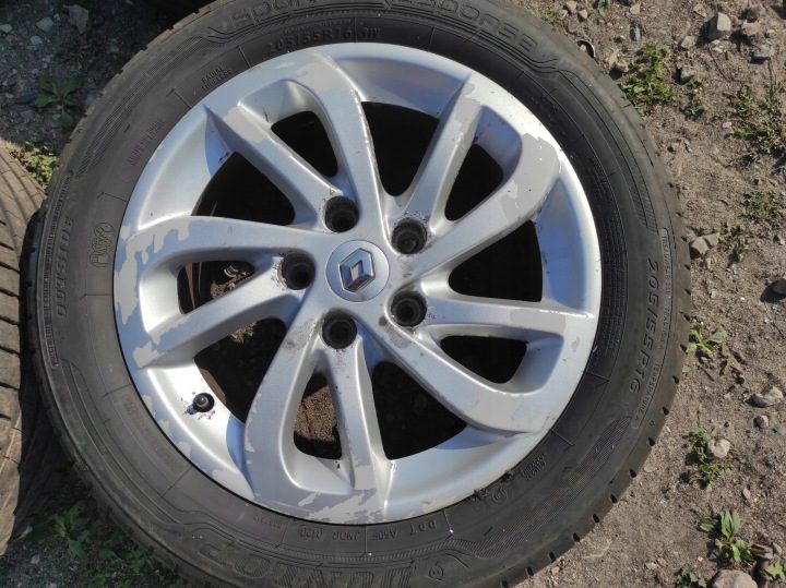 RENAULT 403000787R КОЛЕСА ЛИТЫЕ ДИСКИ 16 6.5J 5x114,3 ET47 205/55 R16, фото 2