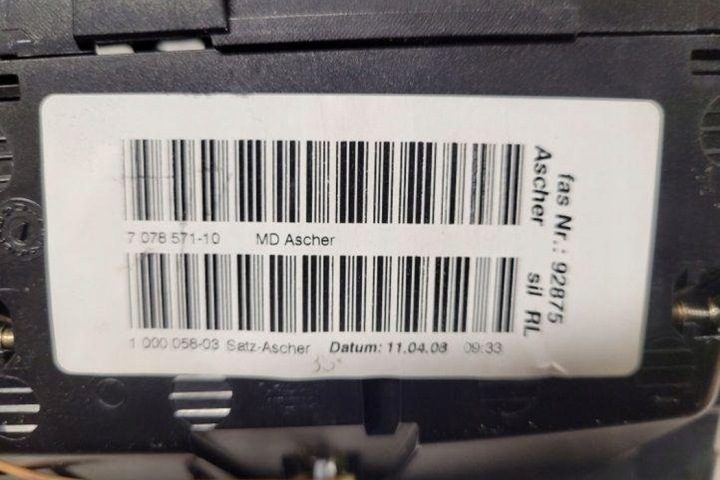 Пепельница BMW 1 (E87) 92875 2.0L дизель 100 кВт 2008, фото 4