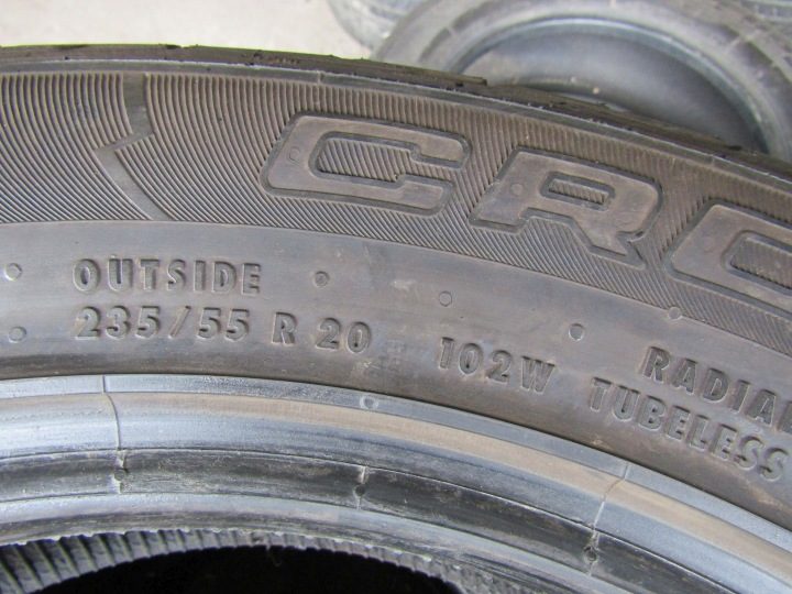 2× Шина летняя Continental CrossContact UHP 235/55R20 102 Вт защита диска, фото 5