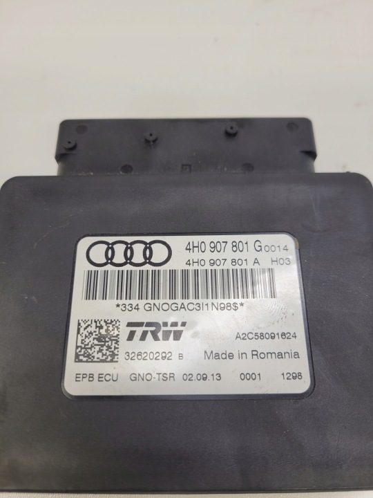 БЛОК УПРАВЛЕНИЯ РУЧНОГО ТОРМОЗА AUDI A6 C7 4H0907801G, фото 4