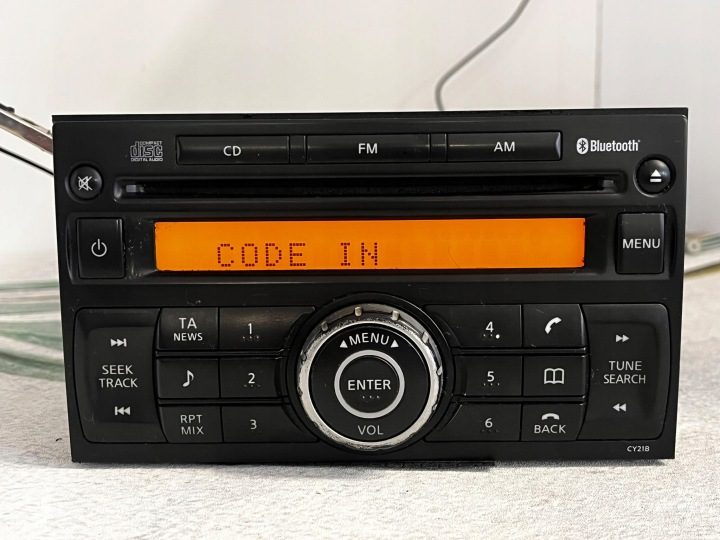 МАГНИТОЛА ШТАТНАЯ NISSAN QASHQAI J10 TIIDA BLUETOOTH CD 28185-EM01A, фото 4