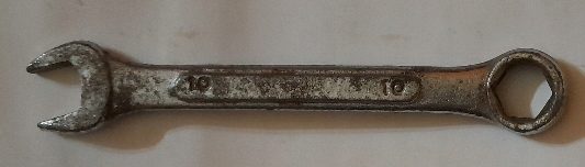 РОЖКОВЫЙ КЛЮЧ РОЖКОВО-НАКИДНОЙ 10 DROP FORGED STEEL, фото 1