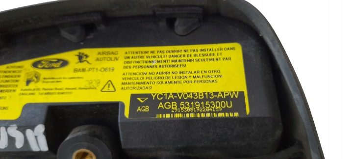 ПОДУШКА БЕЗОПАСНОСТИ ВОДИТЕЛЯ FORD TRANSIT 00-06 ГОД, фото 4