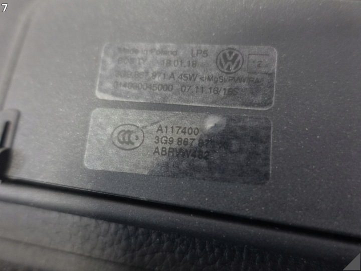 VW Passat B8 3G0 универсал рестайлинг 14-23 шторка обшивка багажника 3G9867871A, фото 8