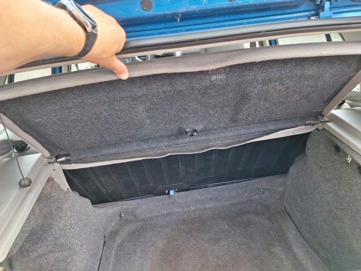Volkswagen Polo 3 III 6N 6N2 6NB РЕСТАЙЛИНГ 99-01 ЗАДНЯЯ ПОЛКА БАГАЖНИКА, фото 2