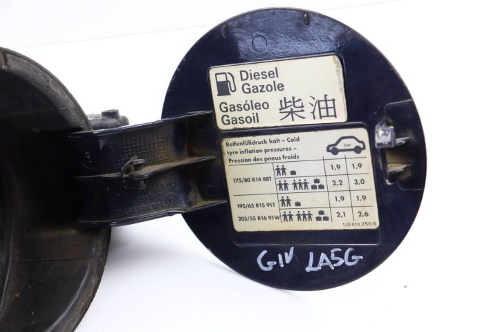 Volkswagen OE 1J6809857C лючок горловины бензобака черный, фото 5
