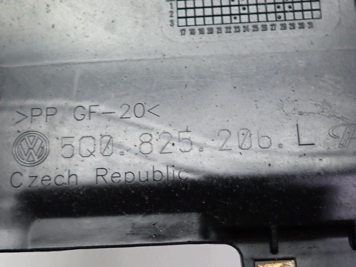 ЗАЩИТА ДНИЩА ЛЕВАЯ ЗАДНЯЯ ОРИГИНАЛ 5Q0825206 SKODA OCTAVIA III 5E 17 г., фото 3