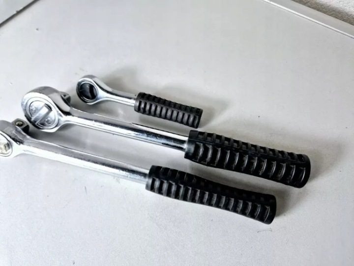 Комплект торцевых головок с трещоткой AMIO 1/4" 4-13mm 11 шт., фото 5