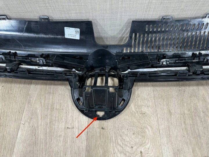 VW Golf 8 VIII решетка радиатора в сборе радар светодиоды 5H0853653B K82/GR775, фото 11