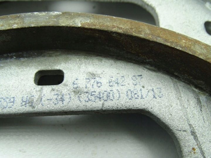 BMW X5 F15 13-18 КОМПЛЕКТ ТОРМОЗНОЙ ЛЕВЫЙ ЗАДНИЙ КОЛОДКИ 6776642, фото 5