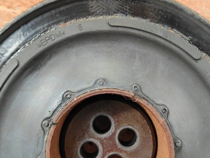 BMW F01 F07 F30 F10 F15 F25 3.0D N57 - шкив гаситель колебаний - 8511321, фото 7