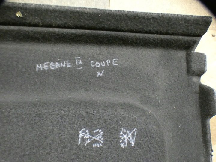ПОЛКА ЗАДНЯЯ БАГАЖНИКА RENAULT MEGANE 3 III КУПЕ 08-, фото 3