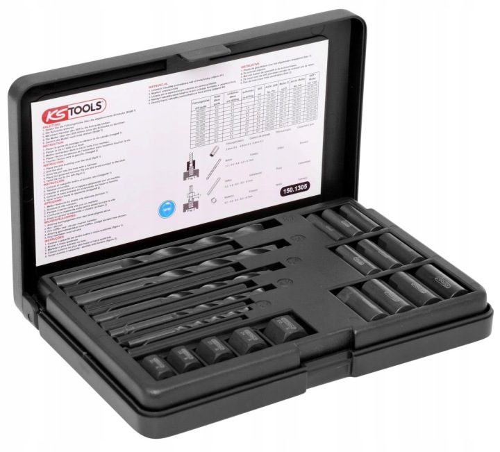 КОМПЛЕКТ WYKRĘTAKÓW ДЛЯ UŁAMANYCH БОЛТОВ 25 шт. KS TOOLS, фото 2