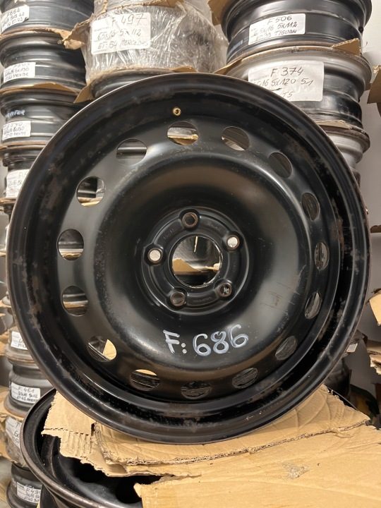 Штампованный диск Fiat OE 0052090714 6.5" x 16" 5x110 ET 40, фото 3