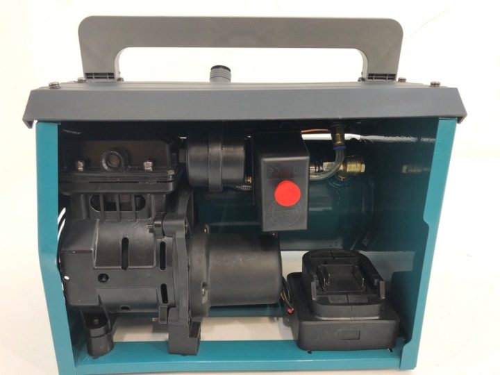 Аккумуляторный компрессор на baterię Makita JUDANNA 8L 8 бар, фото 5