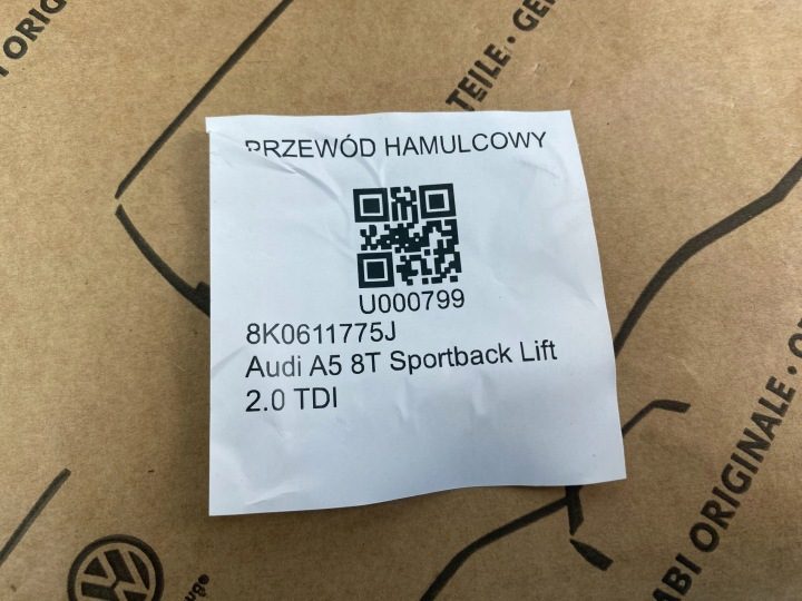Audi OE 8K0 611 775 J тормозной шланг гибкий, фото 4