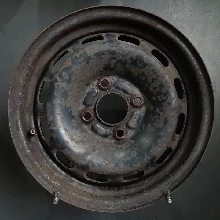 4× Штампованный диск KFZ 5.5" x 14" 4x108 ET 37,5, фото 5