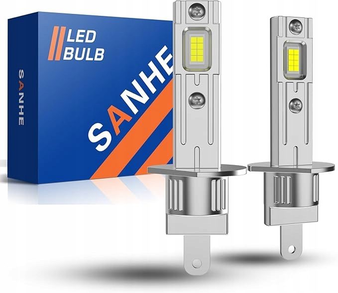Лампы автомобильные LED SANHE H1 20000 lm 6500 K halogenowe, zamienniki, фото 1