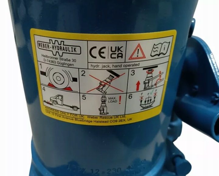 ДОМКРАТ ГИДРАВЛИЧЕСКИЙ WEBER HYDRAULIK ATPX 12-230 12T ИДЕАЛ!, фото 3