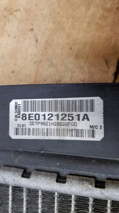 AUDI A4 B7 2.0 TFSI BWE МЕХАНИКА РАДИАТОР ОХЛАЖДЕНИЯ КОНДИЦИОНЕРА КОМПЛЕКТ, фото 3