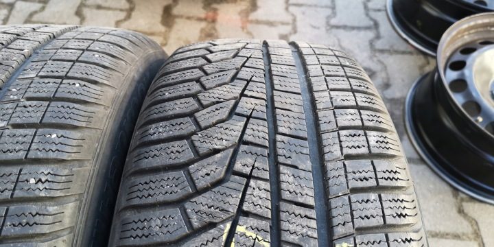 2× Шина зимняя Hankook Winter i*cept evo2 W320 225/55R17 101 В сцепление на снегу (3PMSF), усилитель (XL), фото 3