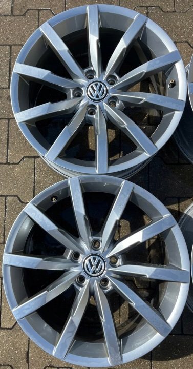 4× Литой диск Volkswagen OE B8 8.0" x 18" 5x112, фото 3