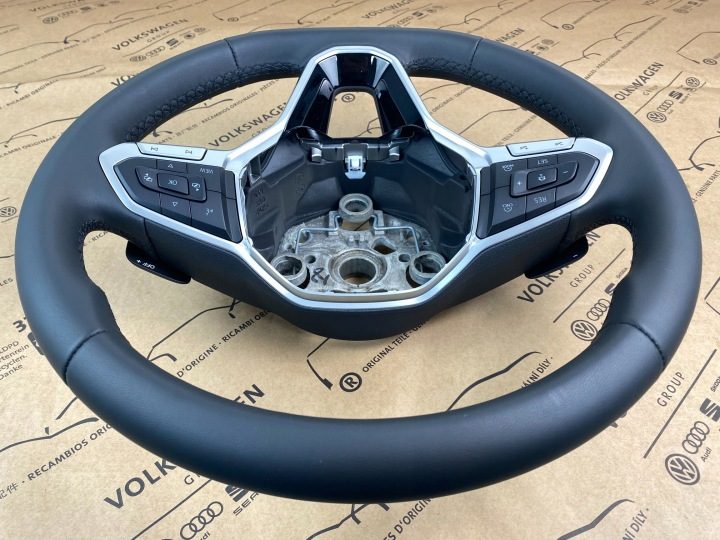 GD VW Tiguan III 571 руль кожа 571419089F оригинальная 5 л.с., фото 7