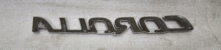 ОРИГИНАЛЬНАЯ ЭМБЛЕМА ЗНАЧОК НАДПИСЬ TOYOTA COROLLA, фото 3