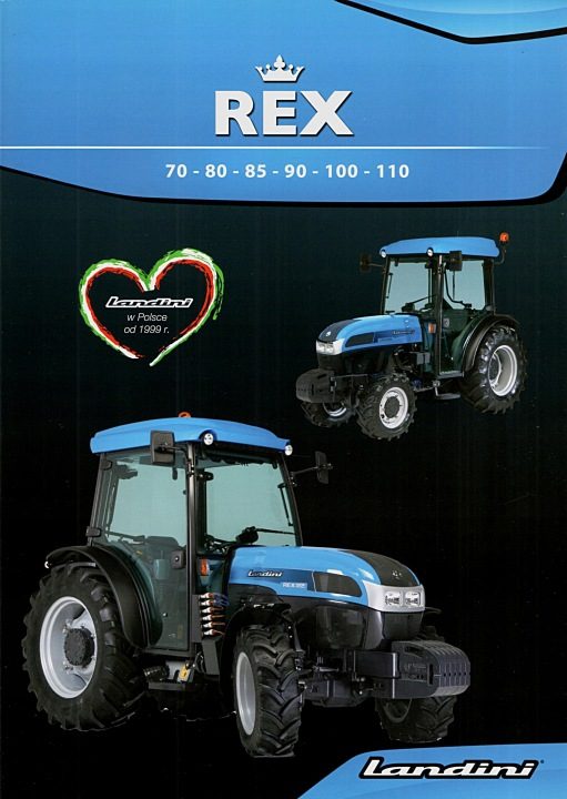 ПРОСПЕКТ LANDINI REX. ТРАКТОРЫ СЕЛЬСКОХОЗЯЙСТВЕННЫЕ, фото 1