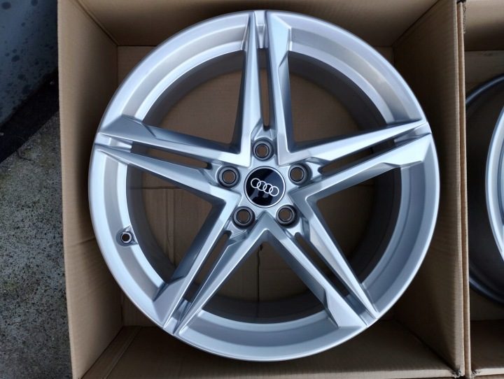4× Литой диск Audi OE 8W0601025HM A4B8 8.0" x 18" 5x112 ET 40, фото 6