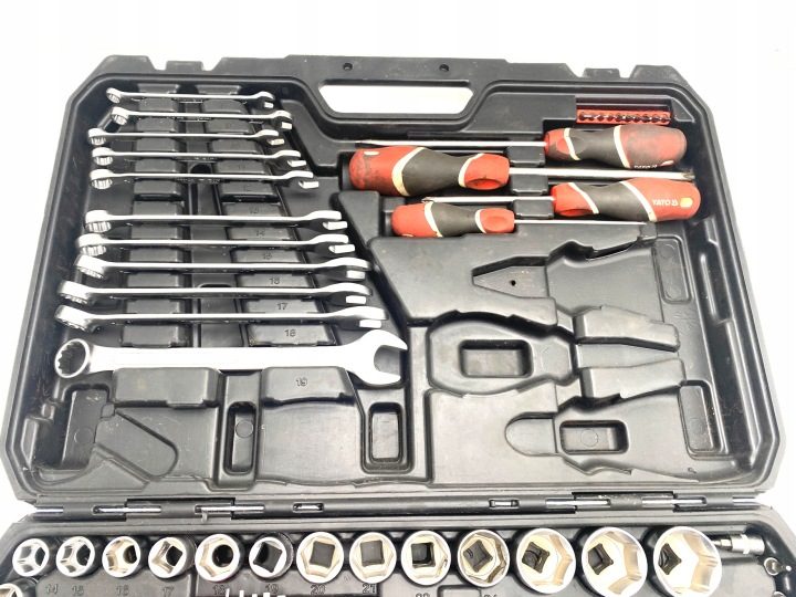 Комплект инструментов ручных, 122 элементов Yato YT-38901, фото 2