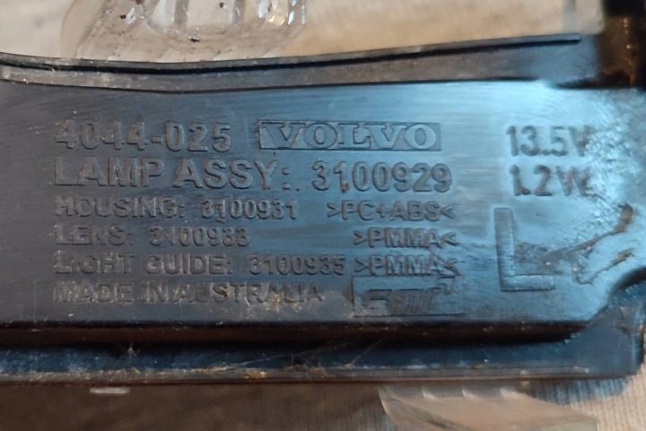 Поворотник зеркала левый передний VOLVO V60 V40 II S80 II V70 III S60 10-17, фото 3