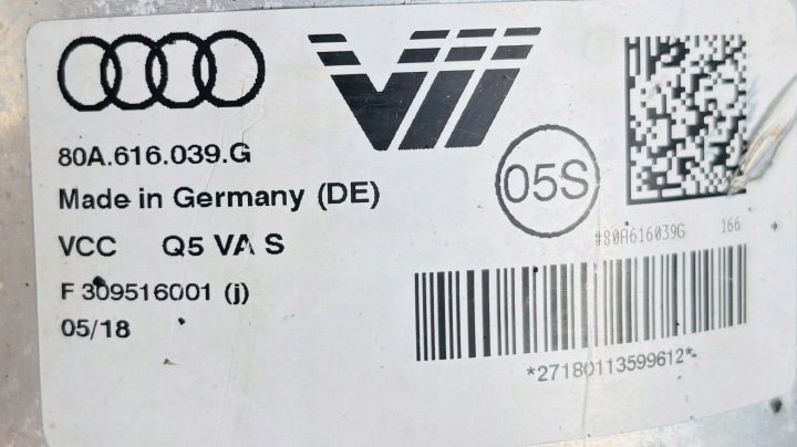 Audi Q5 80A амортизатор передний 80A616039G, фото 3