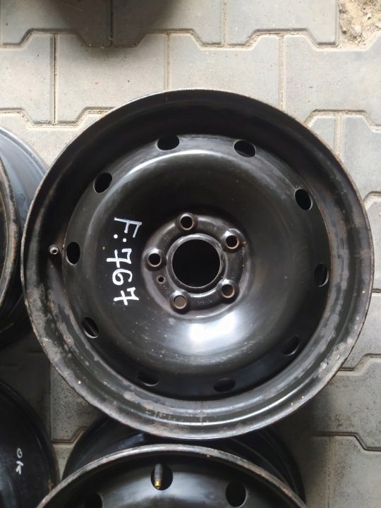 4× Штампованный диск Renault OE Renault Laguna Latitude 7.0" x 16" 5x114.3 ET 47, фото 3