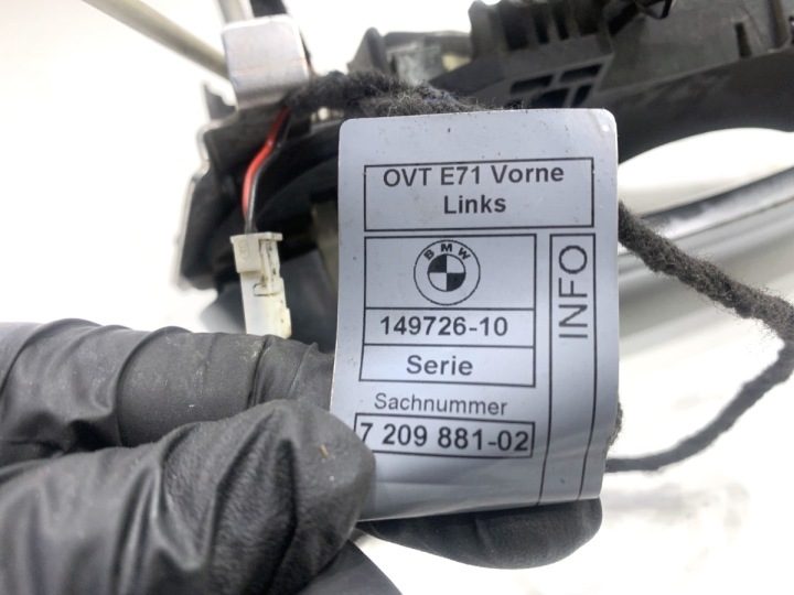 Ручка наружная левая передняя BMW E71 7209881 внедорожник 07-14, фото 6