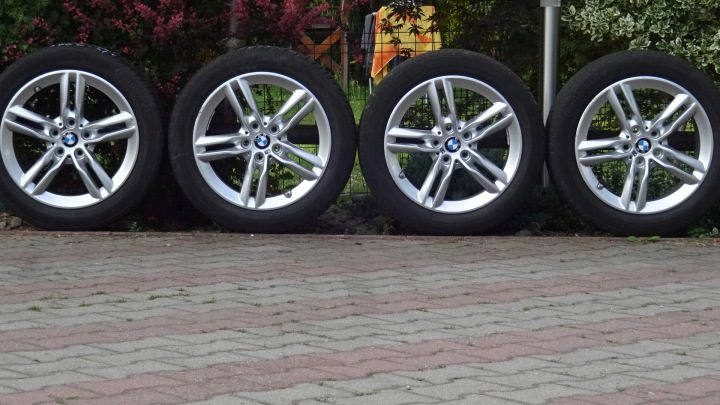Колеса зимние 17'' 5x112 BMW 205/55R17 ET54 TPMS литые диски, фото 2