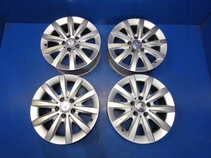 4× Литой диск Mercedes-Benz OE W176 6.5" x 16" 5x112 ET 48, фото 1
