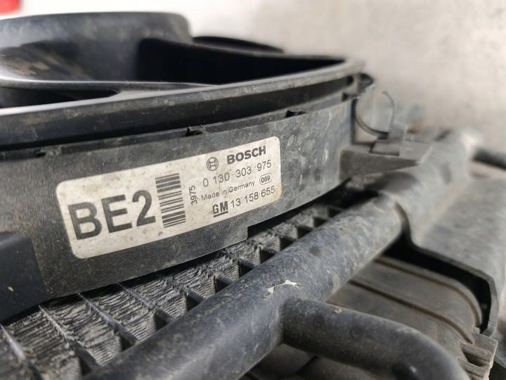 Комплект радиаторов с вентилятором Opel Zafira B 13158655 13171426 0130303973, фото 7
