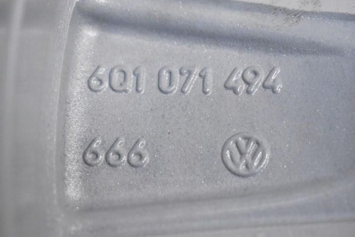 Литой диск Volkswagen OE VW Skoda Seat Polo 9N Fabia Ibiza 6.0" x 14" 5x100 ET 43, фото 5