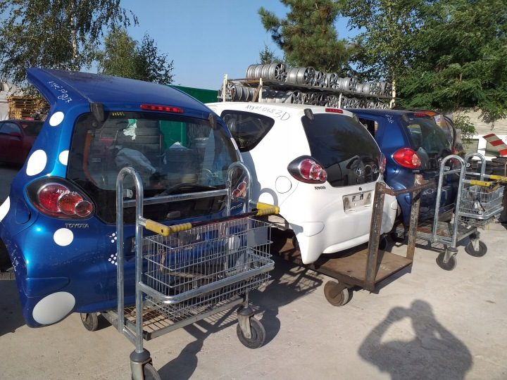 Toyota AYGO I 06 - 13 Citroen C1 Peugeot 107 Полуось левая шарнир 1,0, фото 9