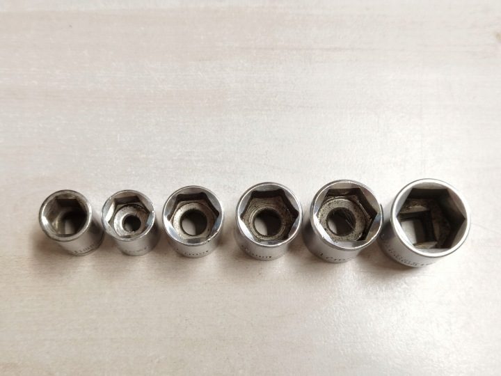 Насадки 3/8" 6-kątne 11,12,14,16,17,19 мм, фото 3