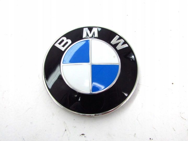 BMW ЭМБЛЕМА ЗНАЧОК ЛОГОТИП КРЫШКИ КАПОТА ОРИГИНАЛЬНЫЙ ДИАМЕТР 82 мм 7463692, фото 1