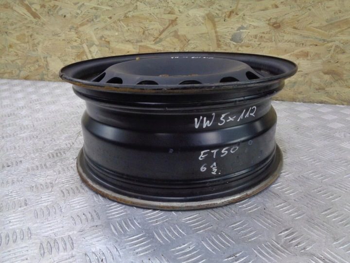 Штампованный диск Volkswagen 6.5" x 16" 5x112 ET 50, фото 6